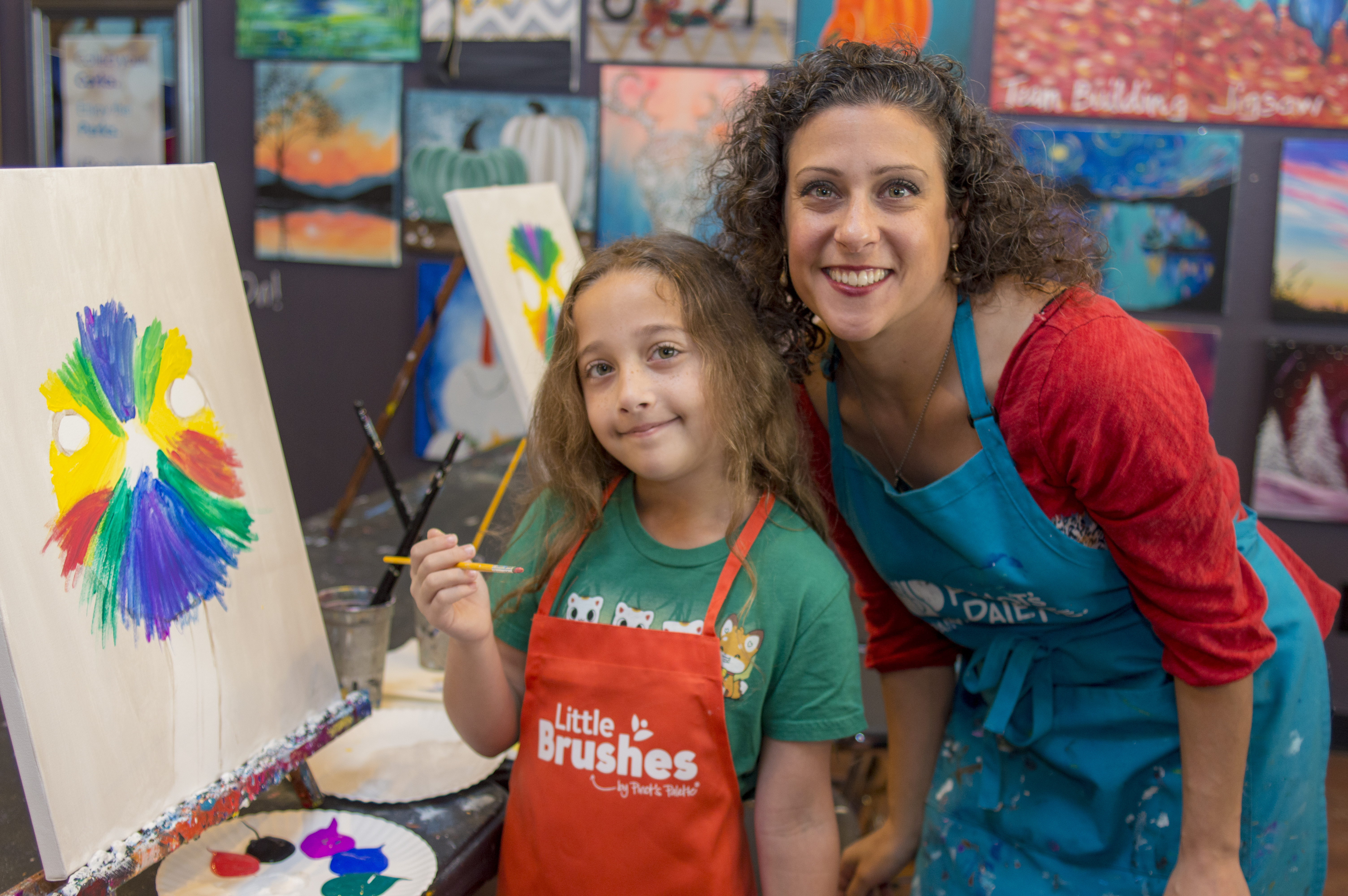 kids summer art camp in Las Vegas at Pinot’s Palette Boca Park